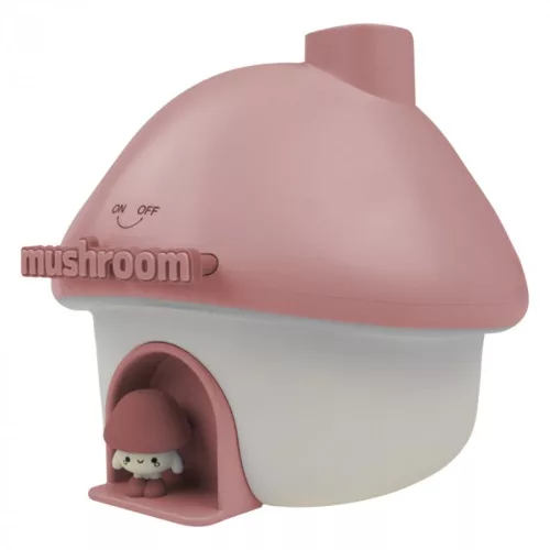 MARY'S Pink Mushroom LED Air Humidifier