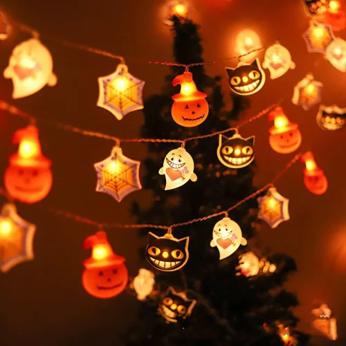 Modee Halloween LED String Decor Battery Operated H003 (10LED/165cm/15cm) warm