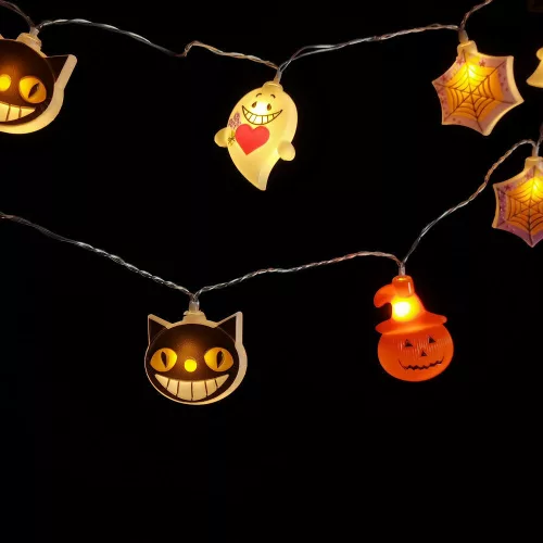 Modee Halloween LED String Decor Battery Operated H003 (10LED/165cm/15cm) warm