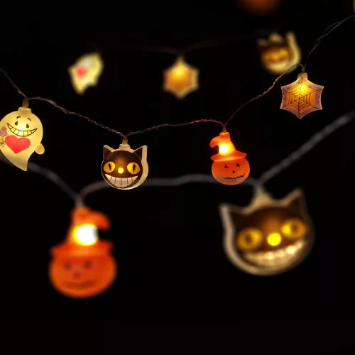 Modee Halloween LED String Decor Battery Operated H003 (10LED/165cm/15cm) warm