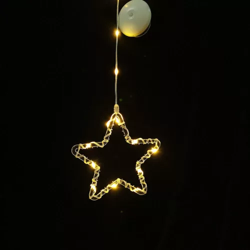 Modee Christmas LED Window Decoration Battery Operated C4012 (13LED H163x156mm)