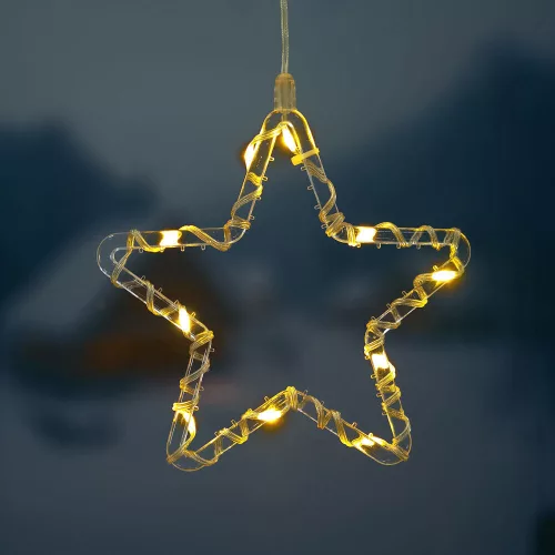 Modee Christmas LED Window Decoration Battery Operated C4012 (13LED H163x156mm)