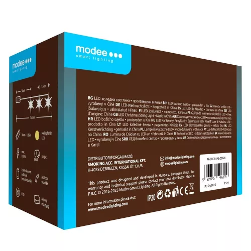 Modee Christmas LED String Decor Battery Operated C3028 (10LED/135cm/15cm) warm
