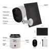 GoSmart Kültéri akkumulátoros kamera IP-1150 SNAP wifivel és napelemmel
