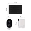 GoSmart Kültéri akkumulátoros kamera IP-1150 SNAP wifivel és napelemmel