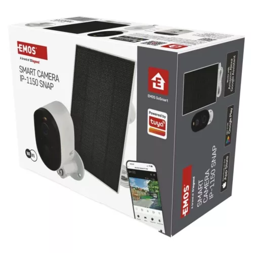GoSmart Kültéri akkumulátoros kamera IP-1150 SNAP wifivel és napelemmel