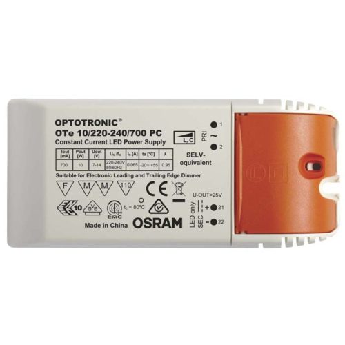 RENDL G13009 DRIVER Driver Triac Regulator 10W 700Ma 3X3W, 10 W, 700mA