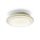 RENDL R10109 AREA Rounded Opal Glass Ceiling Light with Chrome Trim for 2D Compact Tube Light, IP44, 28 W, 230V