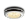RENDL R10309 ESTA Chrome Led Round Lamp for plasterboard, 3000K, 1 W, 230V/350mA