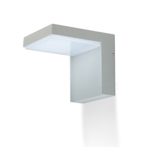 RENDL R10351 VECINO Outdoor Wall Lamp Solid Aluminium with Bottom Opal Glass Cover, 3000K, IP54, 5 W, 230V