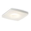 RENDL R10418 KAY Square Led Lamp with Satinized Glass for Gu10 Bulb, 3000K, 5 W, 230V/350mA