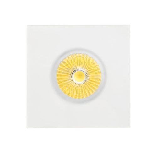 RENDL R10418 KAY Square Led Lamp with Satinized Glass for Gu10 Bulb, 3000K, 5 W, 230V/350mA