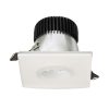 RENDL R10418 KAY Square Led Lamp with Satinized Glass for Gu10 Bulb, 3000K, 5 W, 230V/350mA