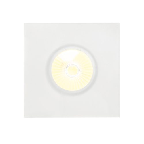 RENDL R10418 KAY Square Led Lamp with Satinized Glass for Gu10 Bulb, 3000K, 5 W, 230V/350mA