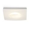 RENDL R10418 KAY Square Led Lamp with Satinized Glass for Gu10 Bulb, 3000K, 5 W, 230V/350mA
