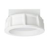 RENDL R10444 MIA Recessed Frameless Plaster Lamp with Matt Polycarbonate Bezel, Led E27, 11 W, 230V