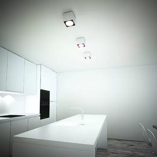 RENDL R10610 DEAN Ceiling lamp for halogen bulb, 50 W, 230V/12V