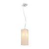 RENDL R10627 LUCIA Rectangular pendant lamp with satinated glass trim for Led E27 bulb, 15 W, 230V