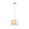 RENDL R10628 LUCIA Square pendant lamp in satin glass Led G9 bulb, 5 W, 230V