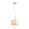 RENDL R10628 LUCIA Square pendant lamp in satin glass Led G9 bulb, 5 W, 230V