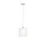 RENDL R10628 LUCIA Square pendant lamp in satin glass Led G9 bulb, 5 W, 230V