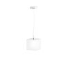 RENDL R10628 LUCIA Square pendant lamp in satin glass Led G9 bulb, 5 W, 230V