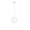 RENDL R10628 LUCIA Square pendant lamp in satin glass Led G9 bulb, 5 W, 230V