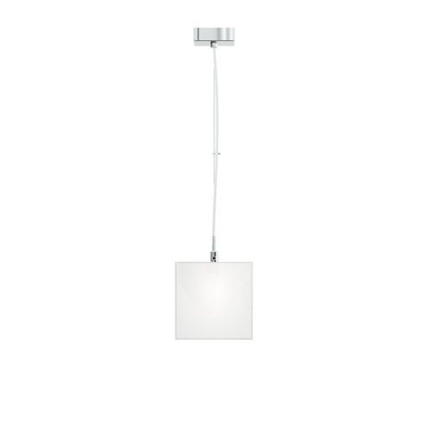 RENDL R10628 LUCIA Square pendant lamp in satin glass Led G9 bulb, 5 W, 230V