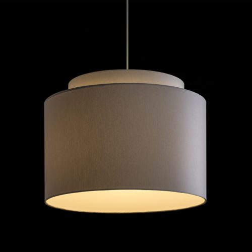 RENDL R11553 DOUBLE Textile lampshade for E27 socket, 23 W