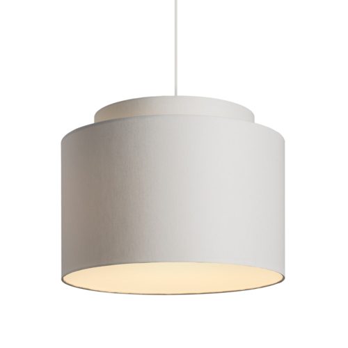RENDL R11553 DOUBLE Textile lampshade for E27 socket, 23 W