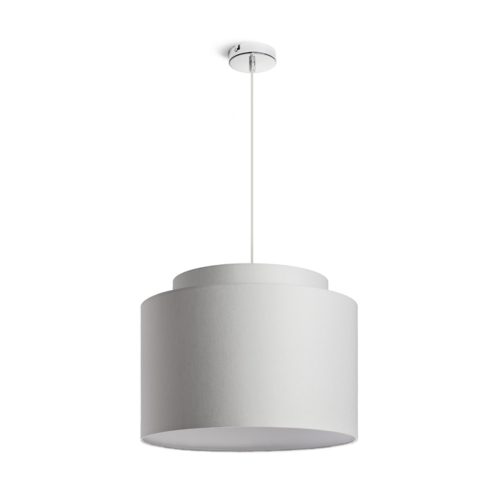 RENDL R11553 DOUBLE Textile lampshade for E27 socket, 23 W
