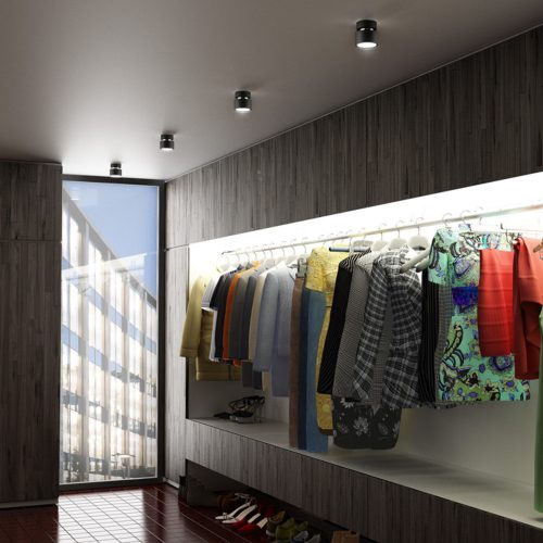 RENDL R11771 PIXIE Square Aluminium Ceiling Light Gx53 Led Bulb, 7 W, 230V