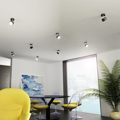 RENDL R11773 PIXIE , Tiltable Chrome Lamp for Gx53 Led Light Sources, 7 W, 230V