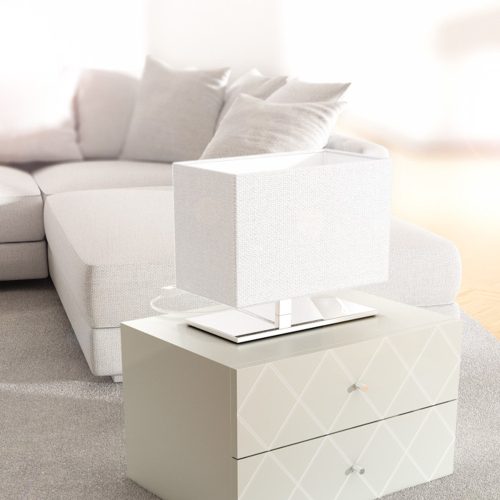 RENDL R11973 PLAZA Led Table Lamp with textile trim, 15 W, 230V