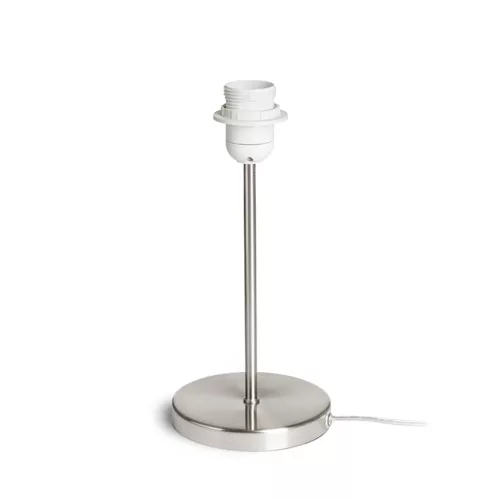 RENDL R12041 NYC Glossy And Matte Metal Table Lamp Base For E27 Shades, 15 W, 230V