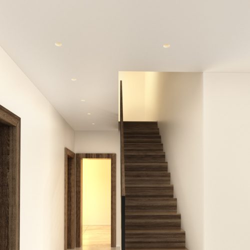 RENDL R12361 QUO Circular Plaster Lamp for rechargeable Gu10 bulb, 8 W, 230V