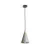 RENDL R12380 HEIDI Conical concrete pendant lamp E27 for stove, 11 W, 230V