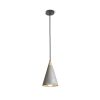RENDL R12380 HEIDI Conical concrete pendant lamp E27 for stove, 11 W, 230V