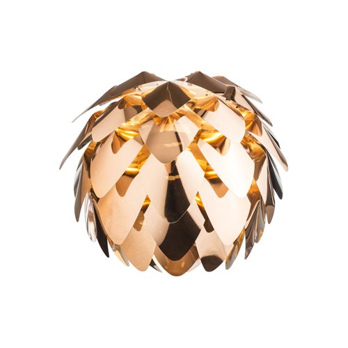 RENDL R12383 ENCOMBRE Decorative Hanging Lamp with Plastic Leaves Led E27 Bulb, 15 W, 230V