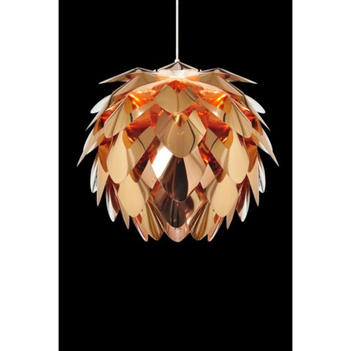 RENDL R12383 ENCOMBRE Decorative Hanging Lamp with Plastic Leaves Led E27 Bulb, 15 W, 230V