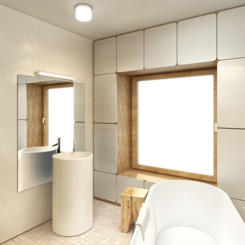 RENDL R12402 LEVIA Linear Led Lamp for Bathroom Use, Wet Environment, 3000K, IP44, 12 W, 230V