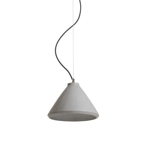 RENDL R12416 RADICAL Solid concrete pendant lamp for E27 bulb, 15 W, 230V