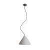 RENDL R12416 RADICAL Solid concrete pendant lamp for E27 bulb, 15 W, 230V