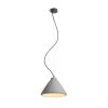 RENDL R12416 RADICAL Solid concrete pendant lamp for E27 bulb, 15 W, 230V