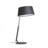 RENDL R12486 RITZY Table Lamp Black Chrome Finish, Height Adjustable for E27 Bulb, 15 W, 230V