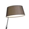 RENDL R12486 RITZY Table Lamp Black Chrome Finish, Height Adjustable for E27 Bulb, 15 W, 230V