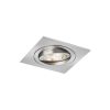 RENDL R12748 MURO Recessed Square Aluminium Lamp for Gu10 Bulb, 8 W, 230V