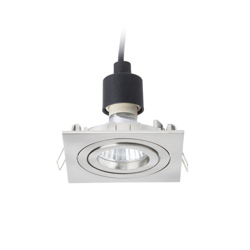 RENDL R12748 MURO Recessed Square Aluminium Lamp for Gu10 Bulb, 8 W, 230V