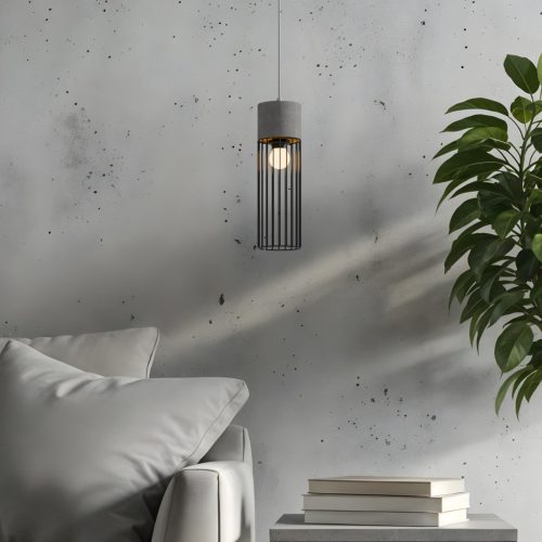 RENDL R12931 BURTON Concrete lamp E27 for stove, 11 W, 230V