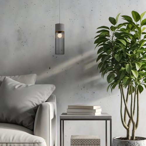 RENDL R12931 BURTON Concrete lamp E27 for stove, 11 W, 230V